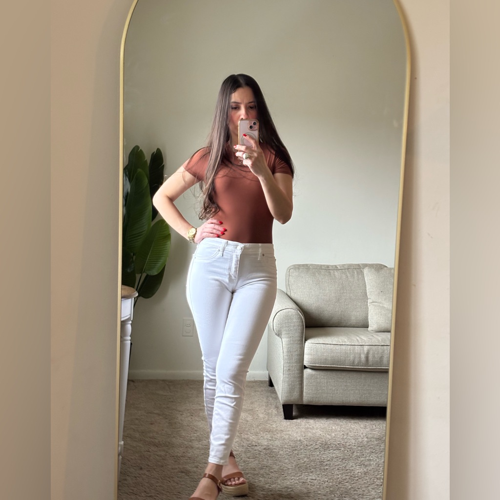 Lucky Brand White Skinny Jeans